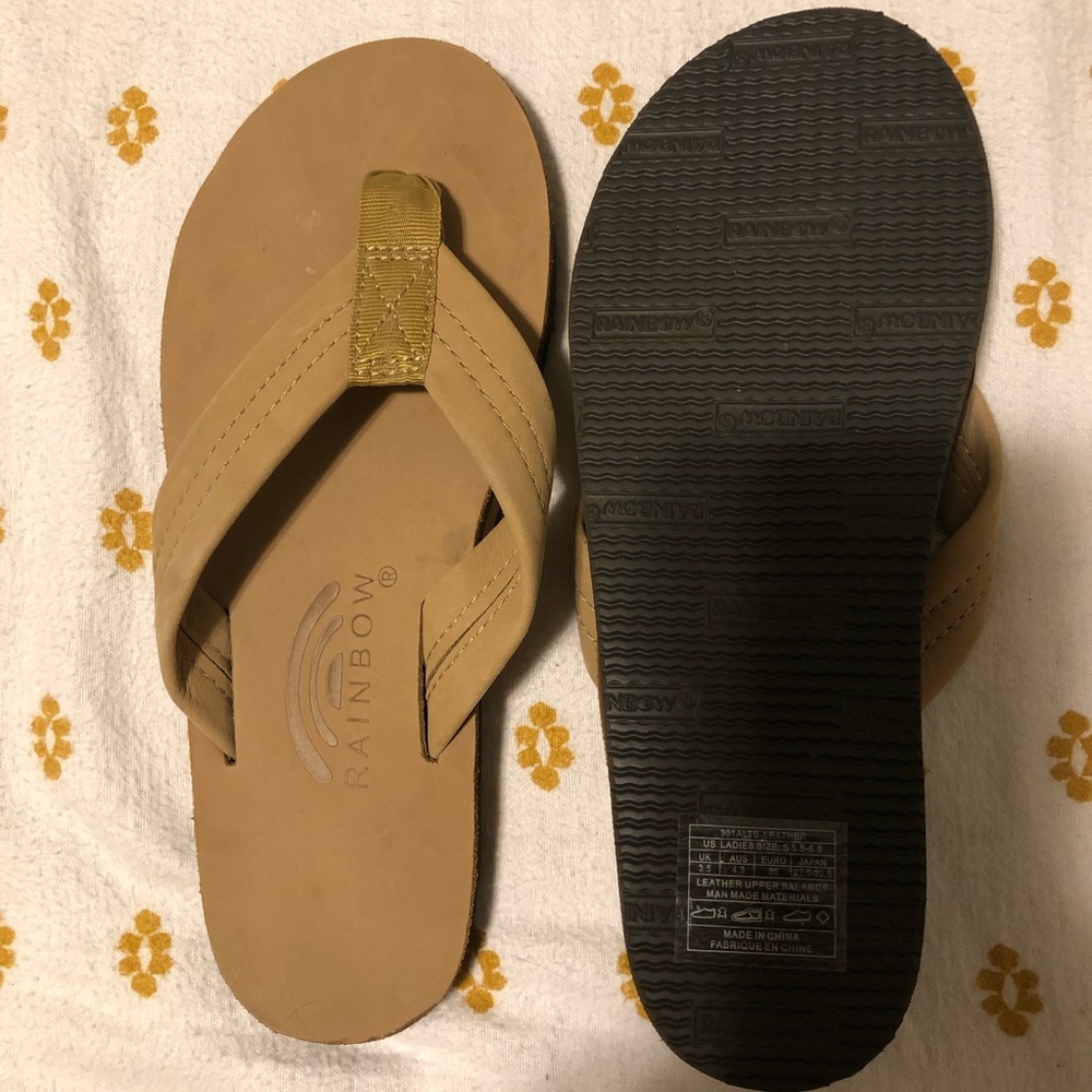 Rainbow Sandals - Size 5.5-6.5